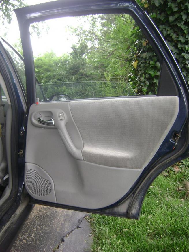 How to remove interior-rear-passenger door panel from L-Series sedan 2007 Saturn Vue Door Panel Removal